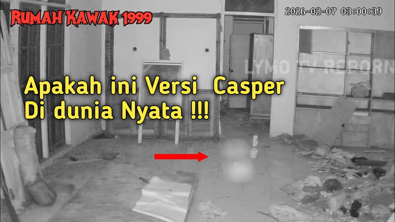 Tertangkap Kamera !!! Sosok Putih Ini Mirip Banget Casper || eksperimen cctv 12 jam