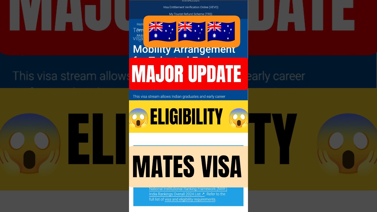 AUSTRALIA MATES VISA 2025 | SUBCLASS 403 | ELIGIBILITY UPDATES