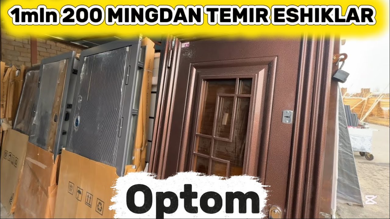 TEMIR ESHIKLAR OPTOM JOYIDAN