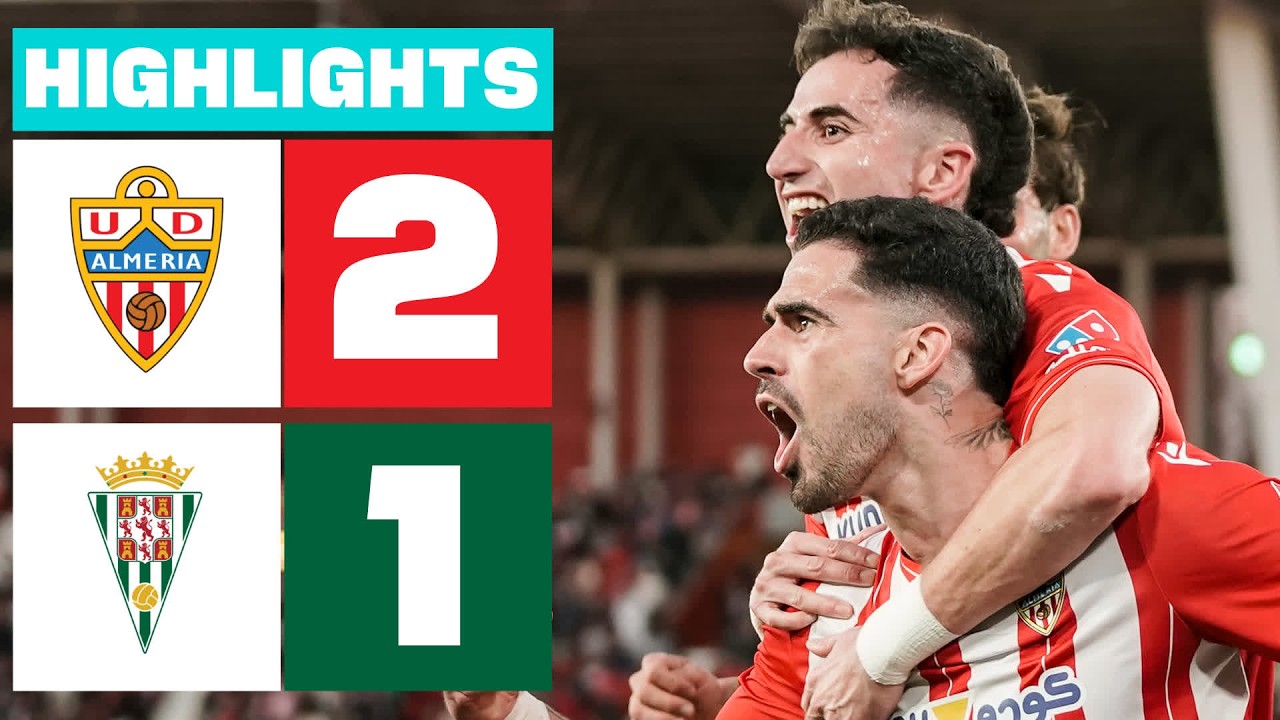 UD ALMERÍA 2 - 1 CÓRDOBA CF | RESUMEN LALIGA HYPERMOTION