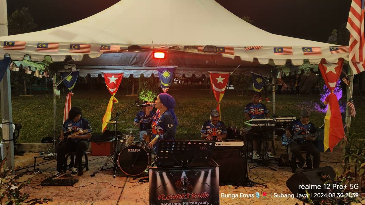 Sepi Sekuntum Mawar Merah Cover By The Flowers Band 