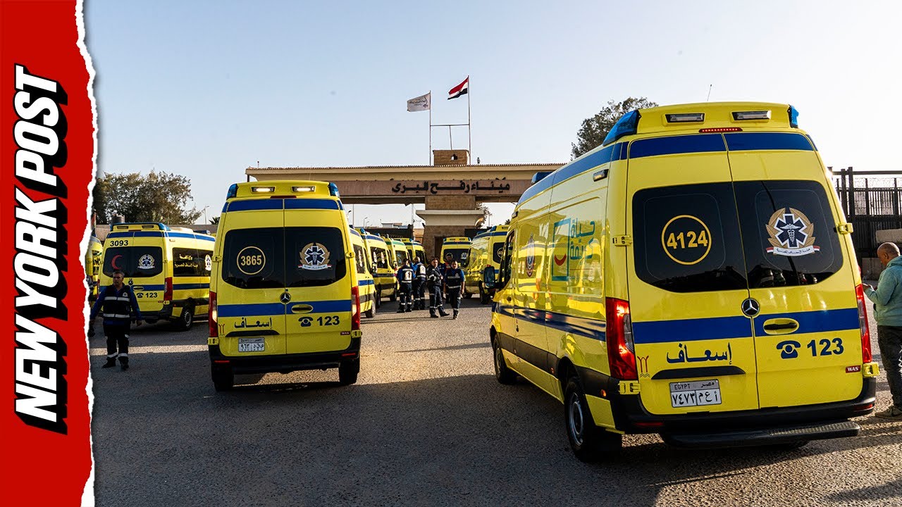 Rafah Crossing Reopens as Ambulances Carry Palestinian Medical Evacuees