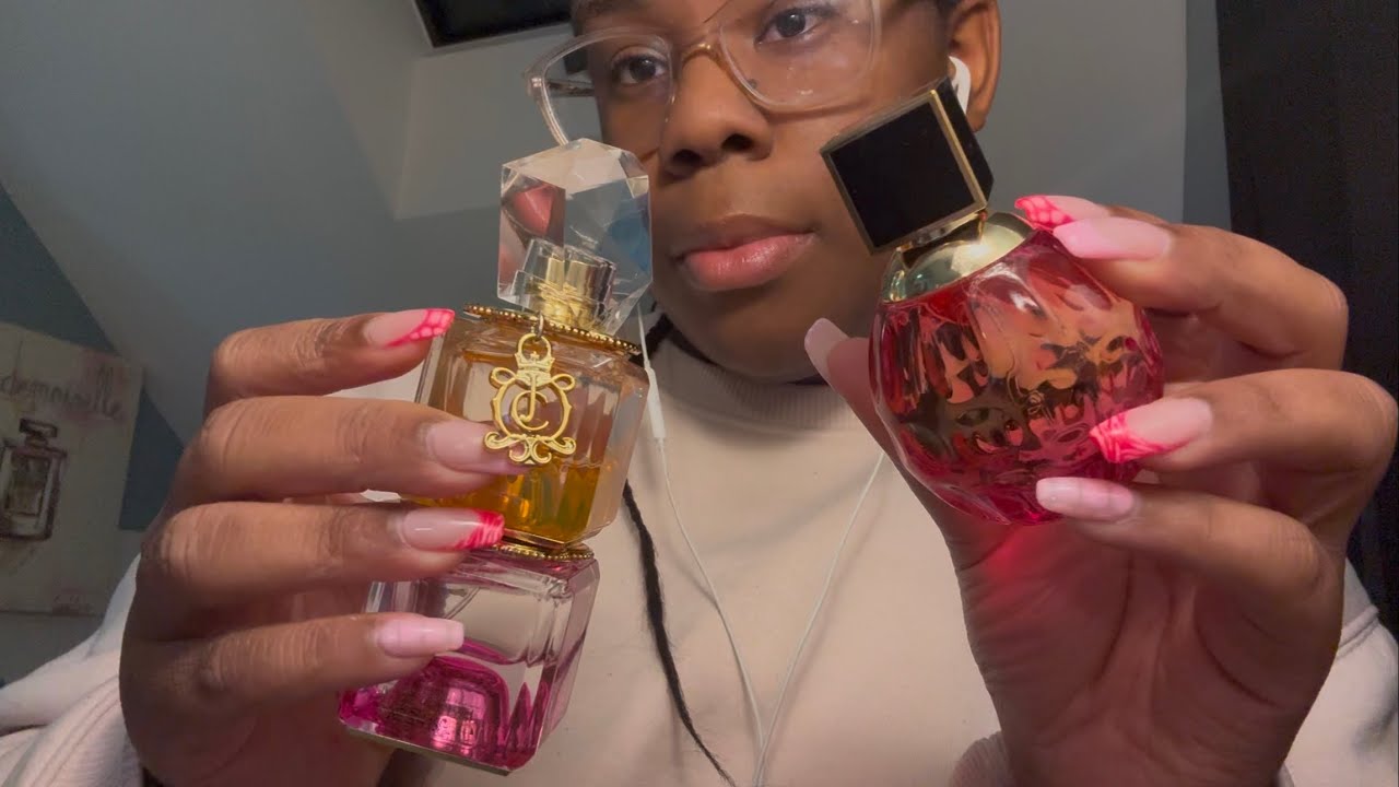 ASMR| Showing You My Moms Perfume 💖✨ Close Whispering and Glass Tapping