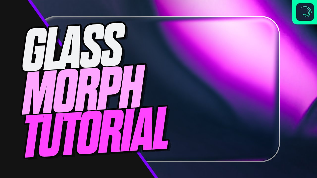 Better Glass Morph Effect Tutorial! - Alight Motion