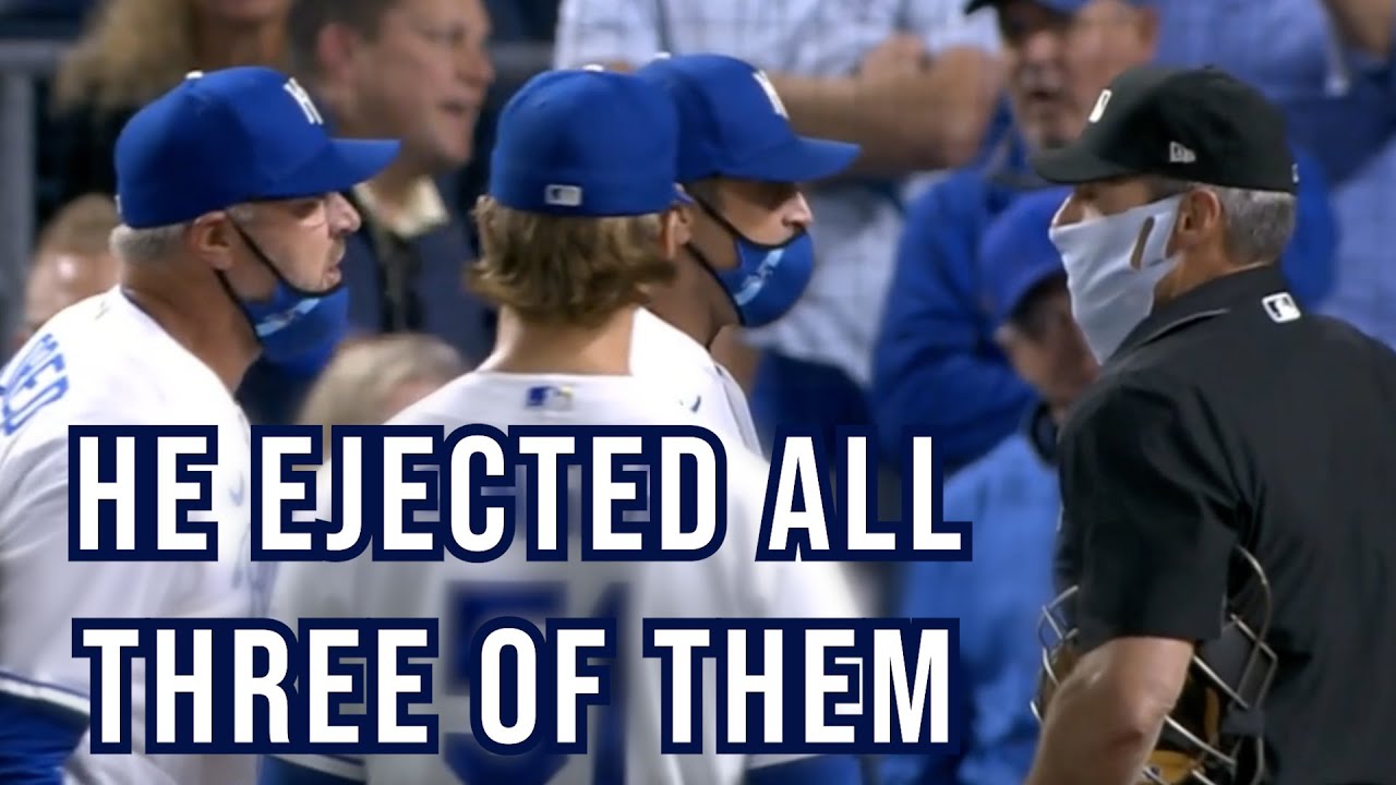 Ángel Hernández ejects three Royals in one inning, a breakdown