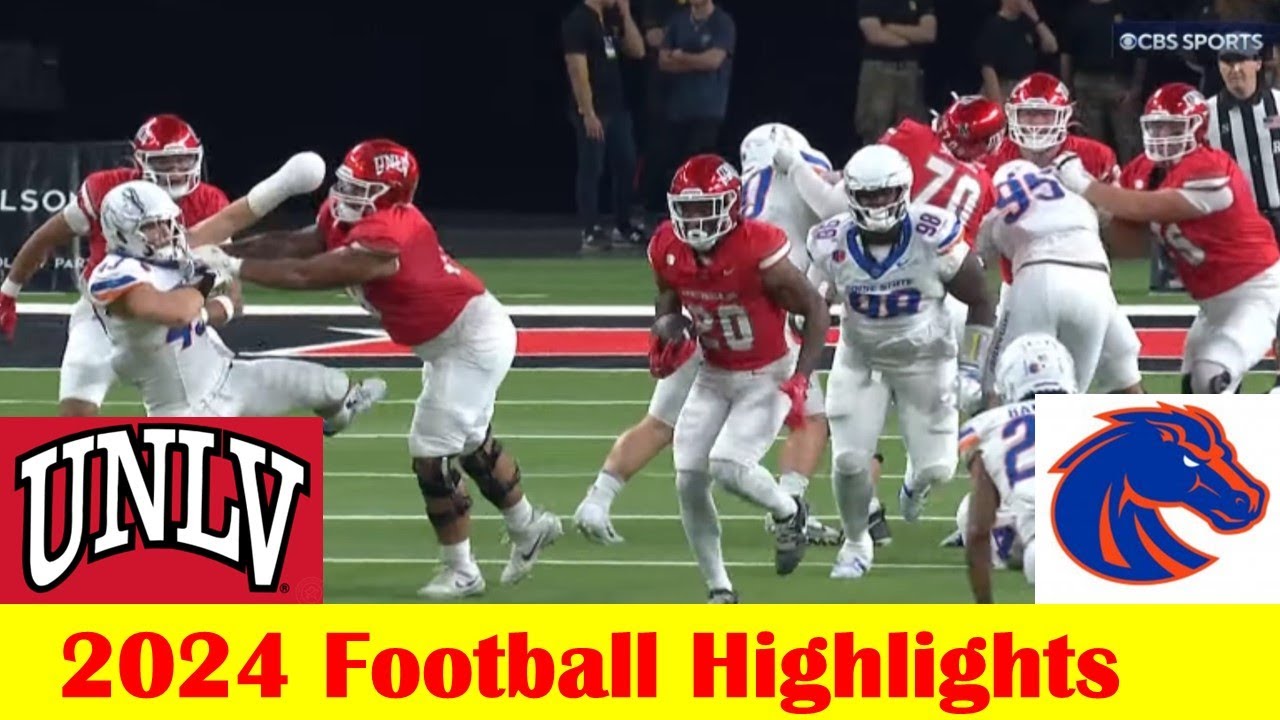 #17 Boise State vs UNLV Football Game Highlights 10 25 2024