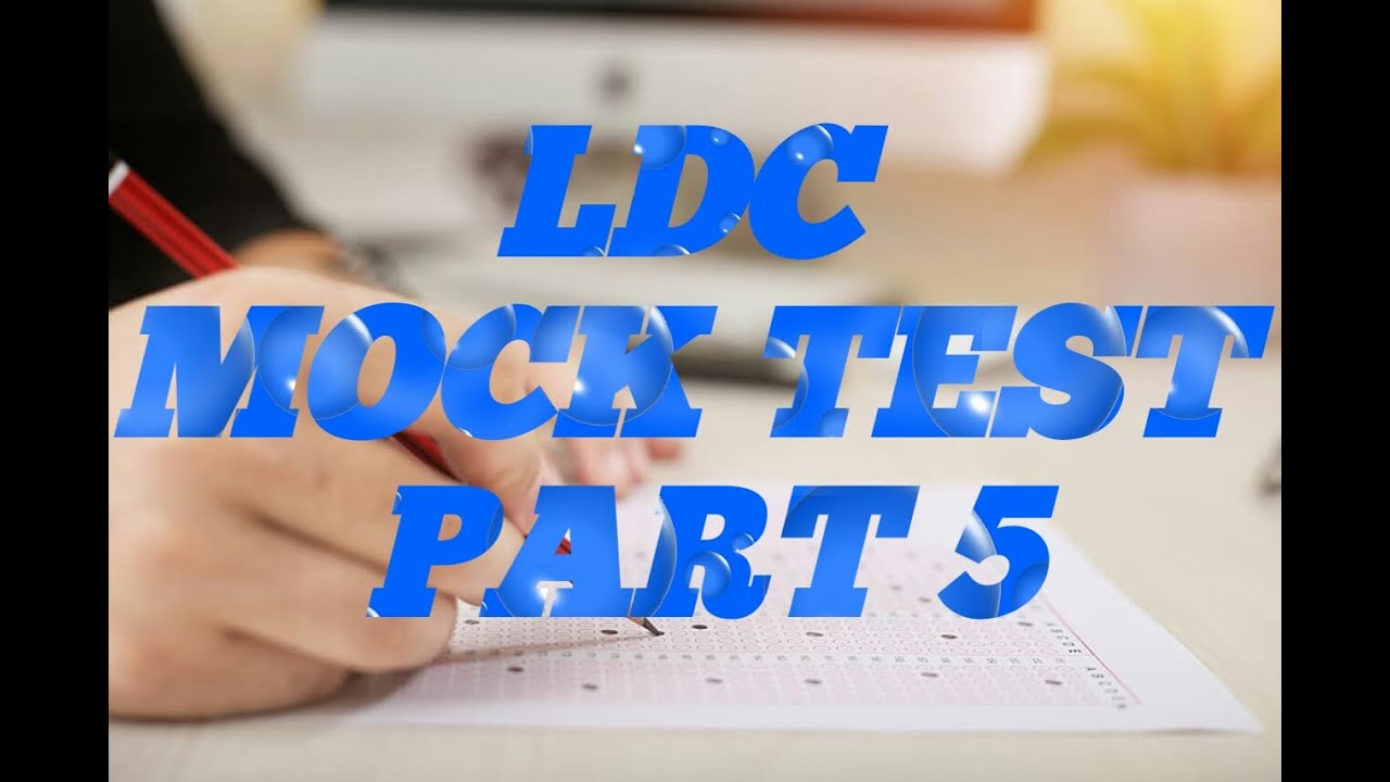 LDC MOCK TEST PART 5