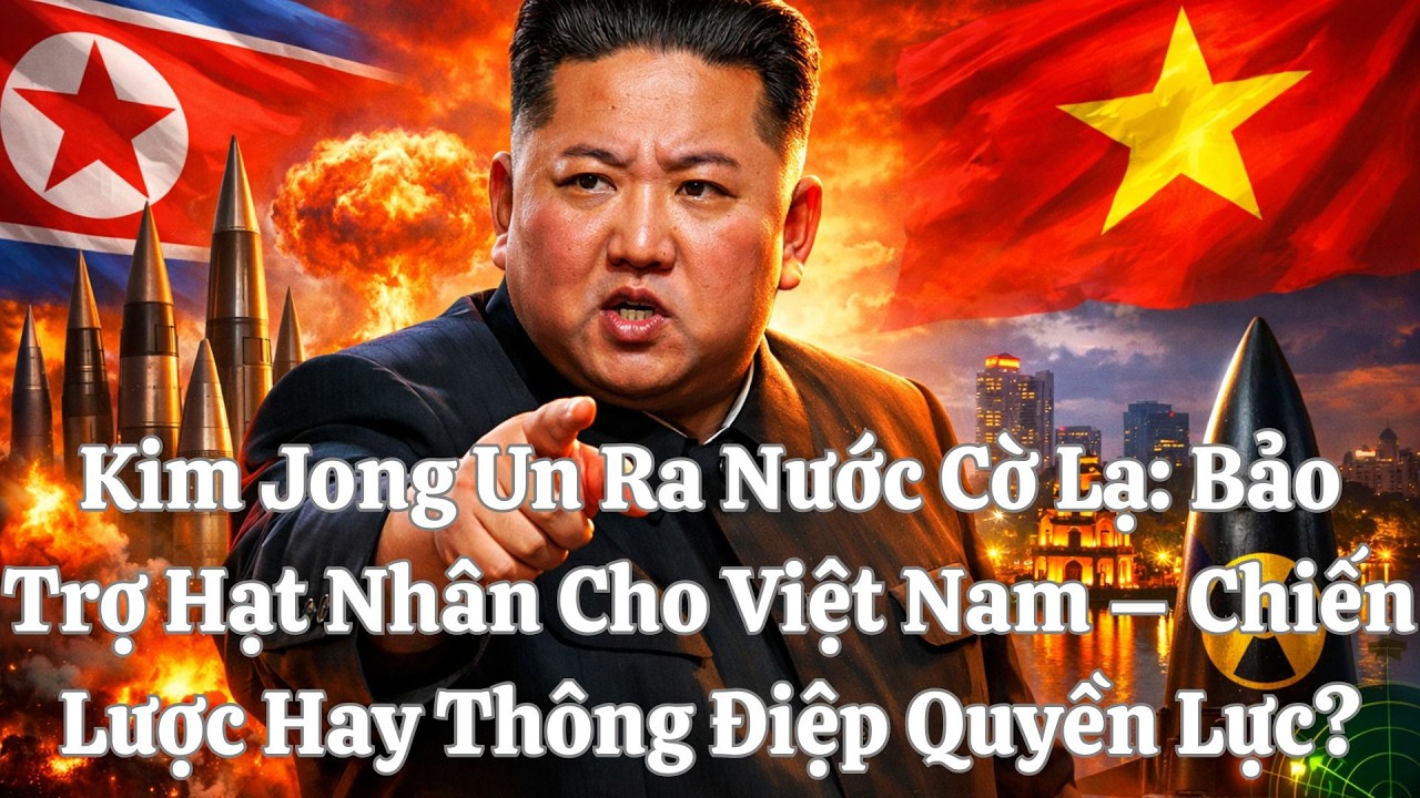 Kim Jong Un Ra Nước Cờ Lạ Bảo Trợ Hạt Nhân Cho Việt Nam – Chiến Lược Hay Thông Điệp Quyền Lực?