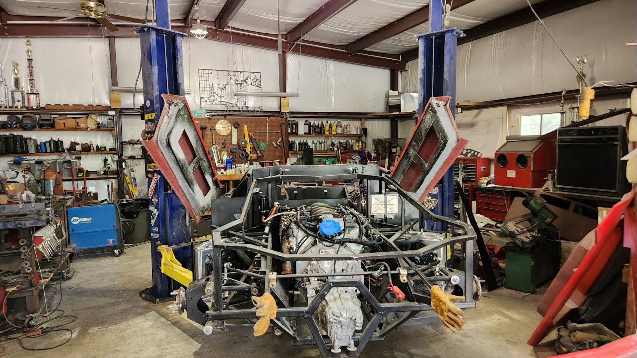 Aventador Replica Project - Part 39 Radiator Plumbing and Door Shocks
