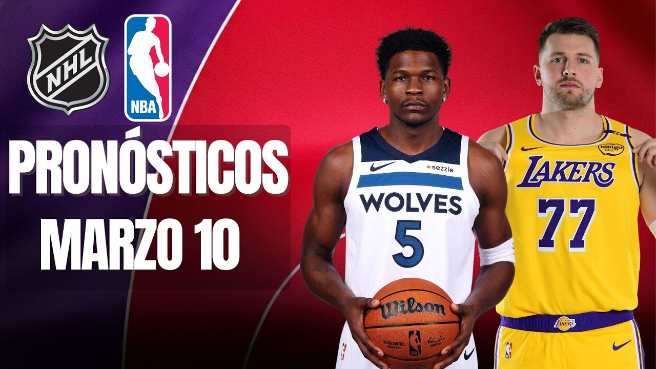 🔥🏀🏒 PRONÓSTICOS DE LA NBA Y NHL PARA HOY MARTES 10 DE MARZO | PICKS GRATIS 🏀🏒🔥