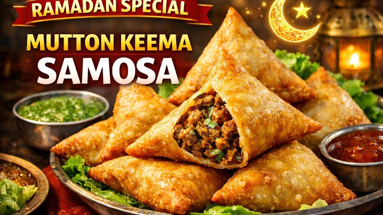  Mutton Keema Samosa | Crispy Outside & juicey Inside Iftar Special Crispy Mutton Keema Samosa