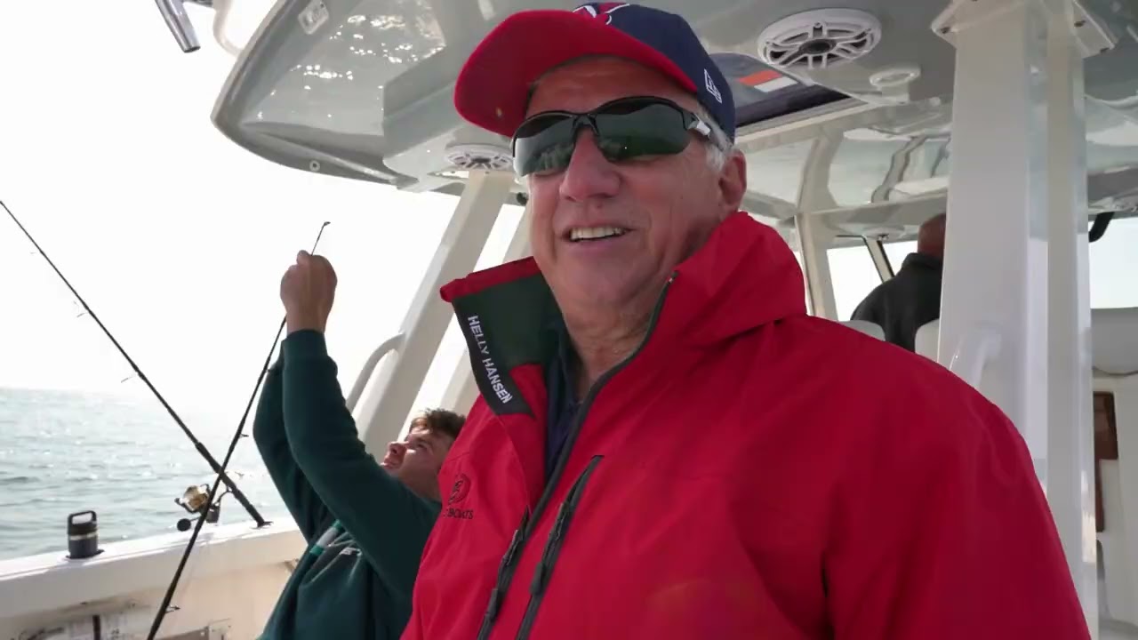 Fishing in Montauk on the Pursuit Boats S358 - Strong's Marine