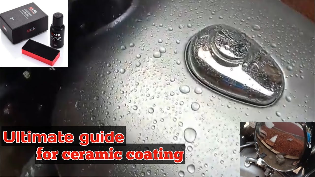 How To Apply Ceramic Coating? || Full process of 9H coating with water test
