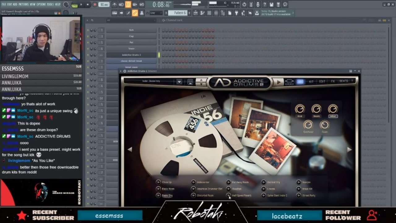 Robotaki (Making vintage-y soul samples to use later) Twitch Stream