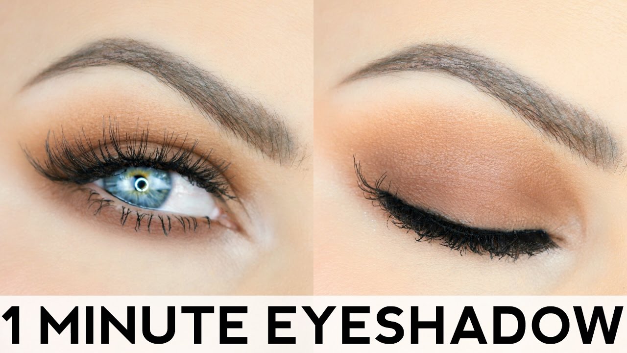 ONE MINUTE EYESHADOW HACK!! | FAST & EASY USING ONLY 1 PRODUCT!!