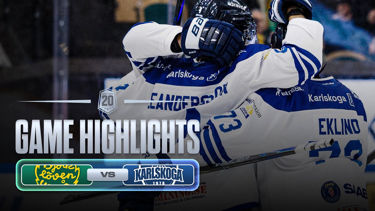 Björklöven vs. BIK Karlskoga | Highlights 21/11