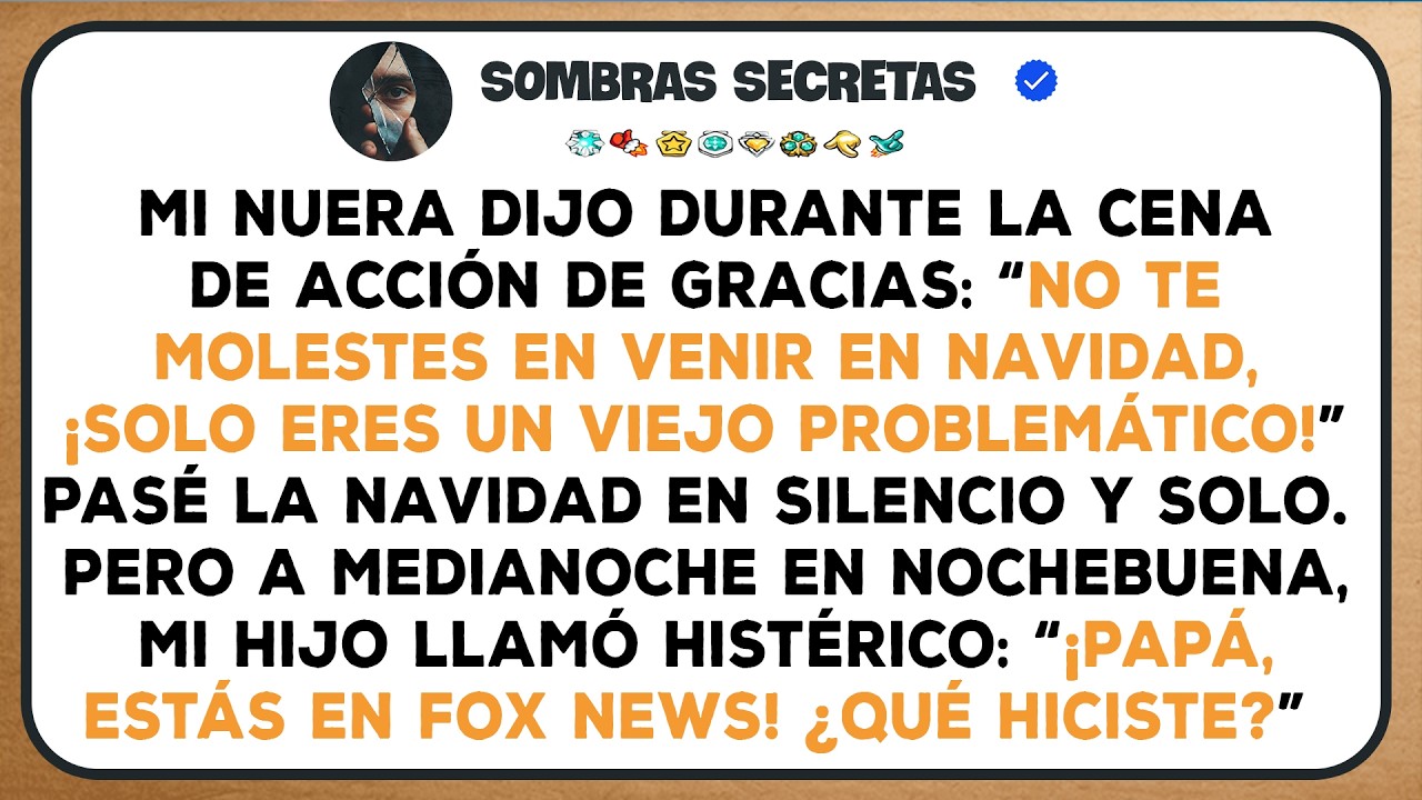 En Acción De Gracias Me Llamó «Problemática»; A Medianoche Mi Hijo Llamó Y Todo Cambió…