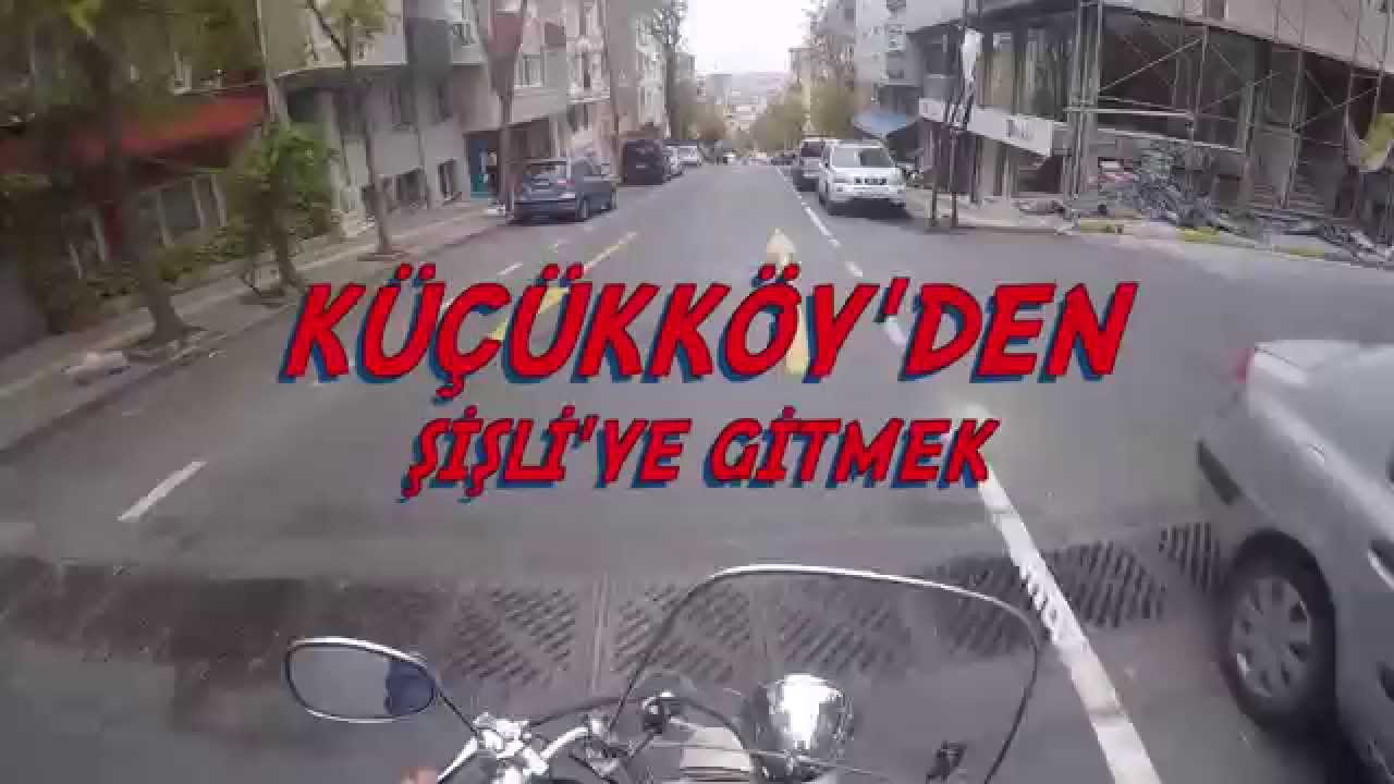 14 Dakika'da işe gitmek. / Küçükköy'den Şişli - Nostalji Scooter