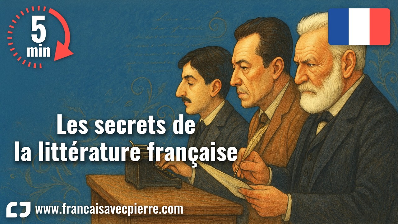 Les secrets de la littérature française - 5 minutes de français