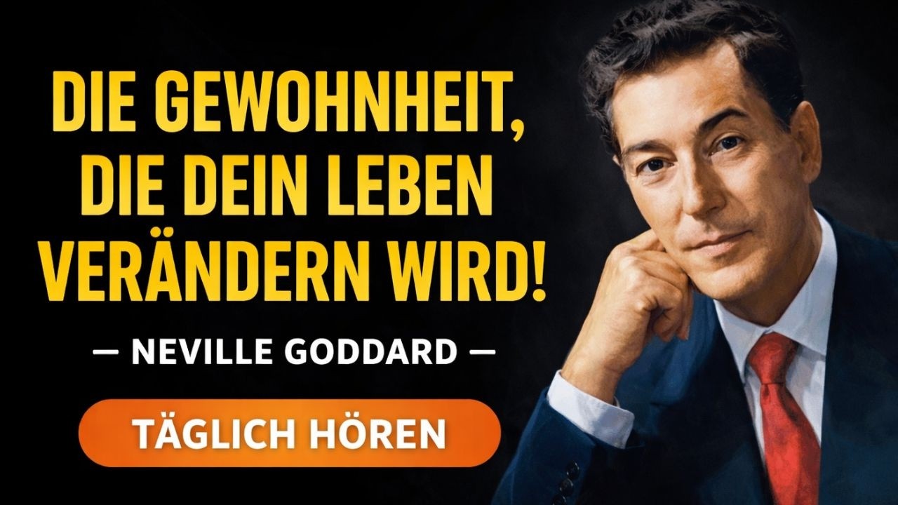 NEVILLE GODDARD | DIE GEWOHNHEIT, DIE DEIN LEBEN VERÄNDERN WIRD (TÄGLICH ANHÖREN)