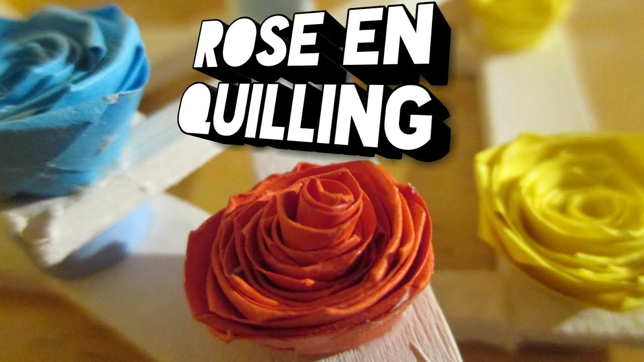 [QUILLING] Rose en Quilling 🇫🇷