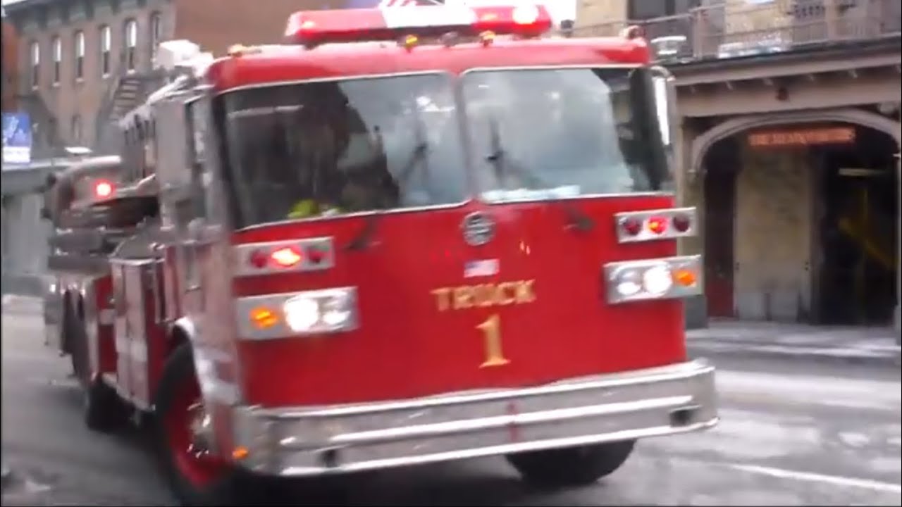 Fire Trucks Responding Compilation - Scranton Fire Department Compilation #1
