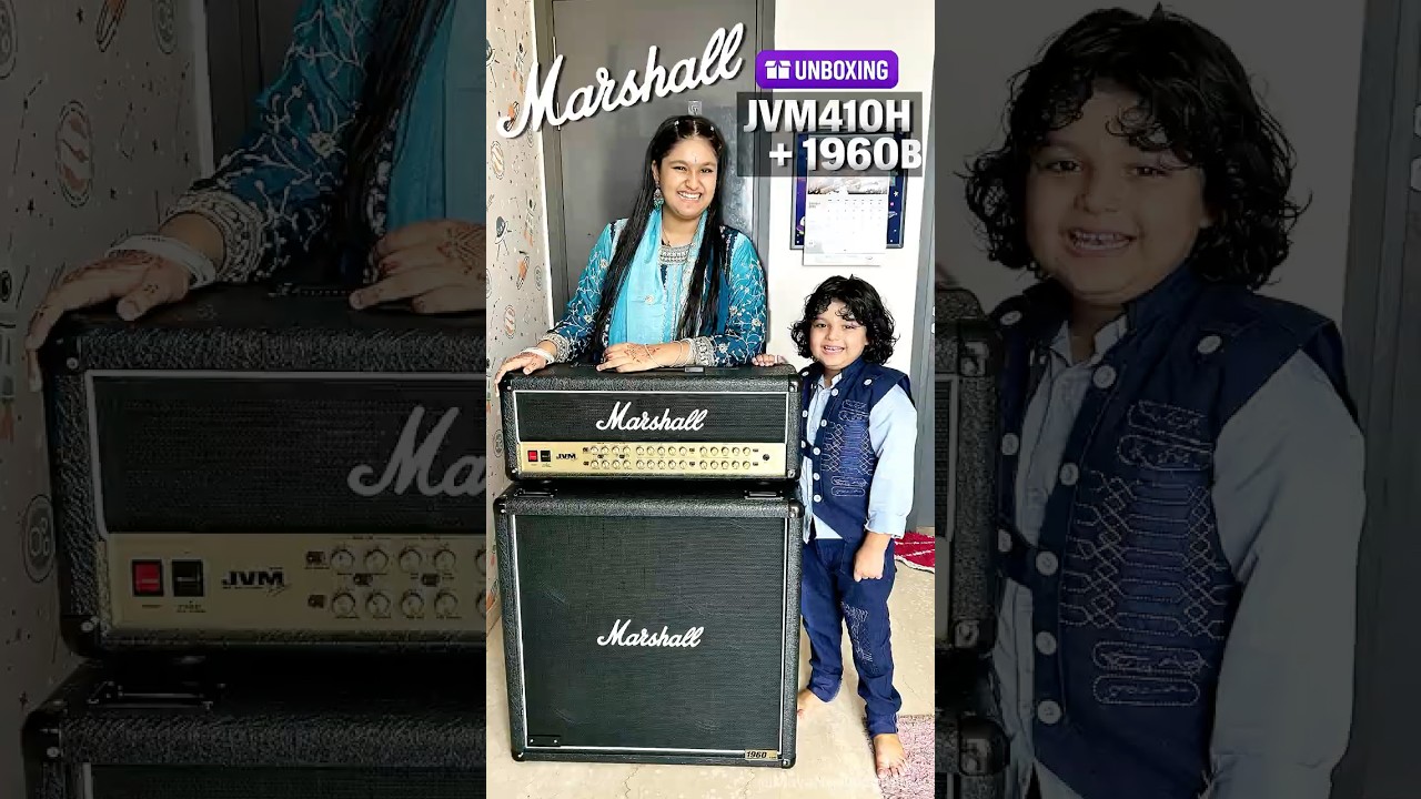 Marshall Gifted Me a JVM410H + 1960B Cab &mdash; Unboxing Video 😃🎁