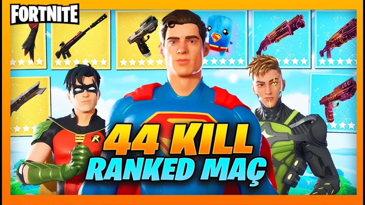 OYUNUN YARISINI ÖLDÜRDÜK ! BUİLDLİ RANKED 44 KİLL YAPTIK (Fortnite Battle Royale)