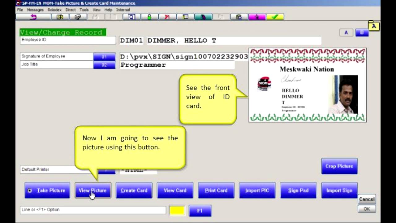 Photo ID System