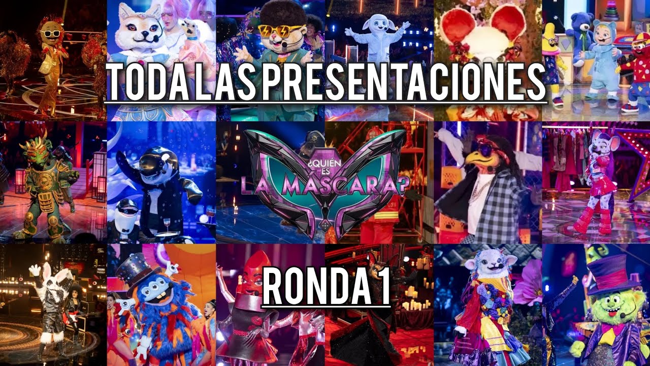 Todas las Presentaciones de la Ronda 1 de ¿Quien es la mascara? Mexico Temporada 7