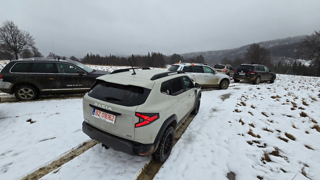 💥По бездорожью по снегу с Duster 3-Touareg-Raptor-Land Cruiser-Suzuki-Range Rover 4.6-Porsche💥