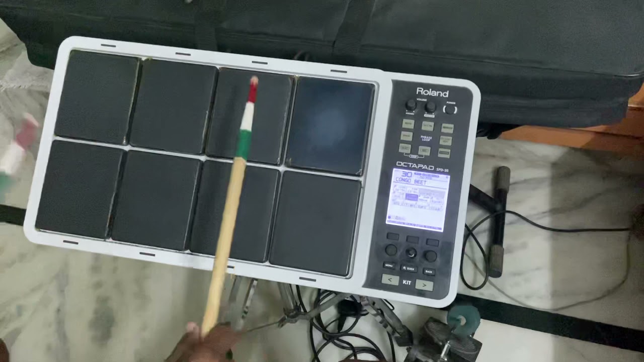 4/4 beat Roland spd-30 How to play and install