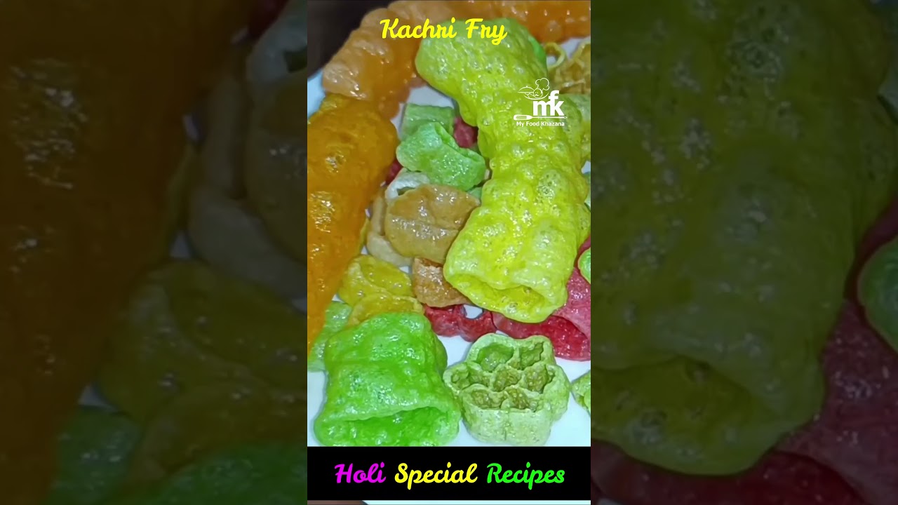 Holi Special Multi Color Kachri Fry 😋😋😋😋😋 #holispecial #kachari