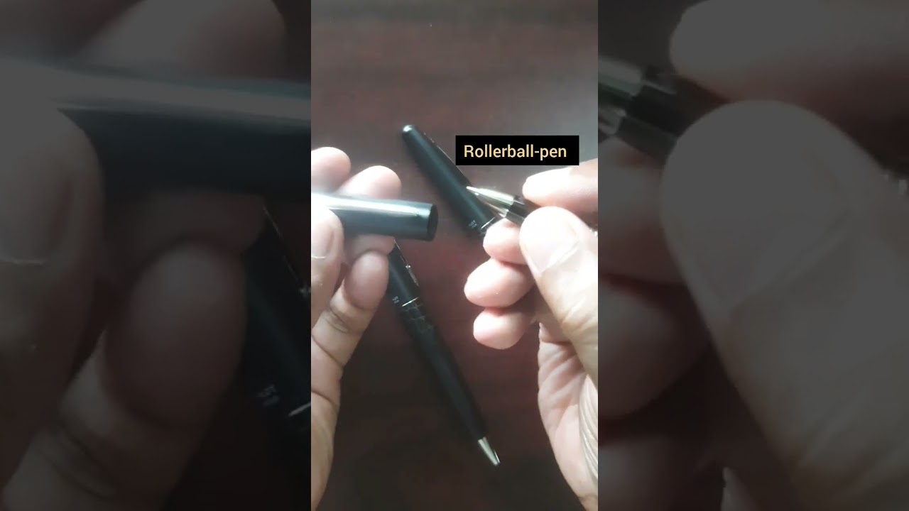 Pilot Metropolitan Black Crocodile Rollerball-pen vs Ballpoint pen vs Fountain pen 