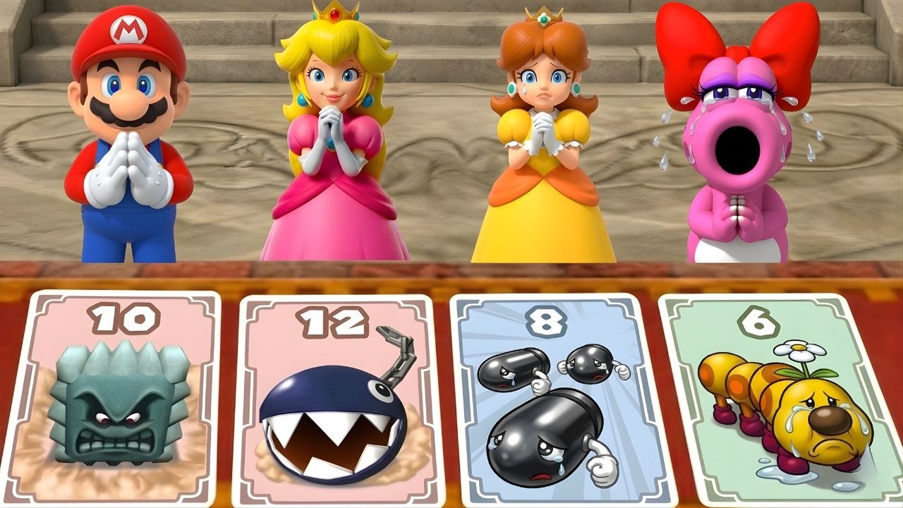 [マリオパーティ8 ゲームキューブ: 最高のラッキーミニゲーム マリオ Vs ピーチ Vs マリオ Vs キャサリン(CPU最強 たつじん)]