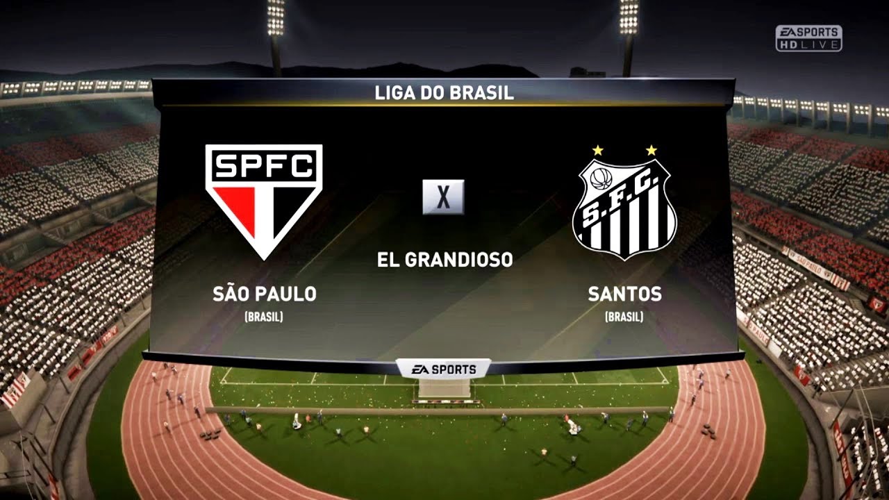 FIFA 18 - SÃO PAULO X SANTOS ( 1080p / 60FPS ) !