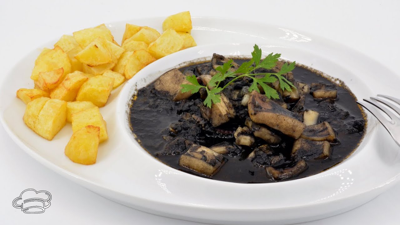 Receta de calamares en su tinta, receta tradicional