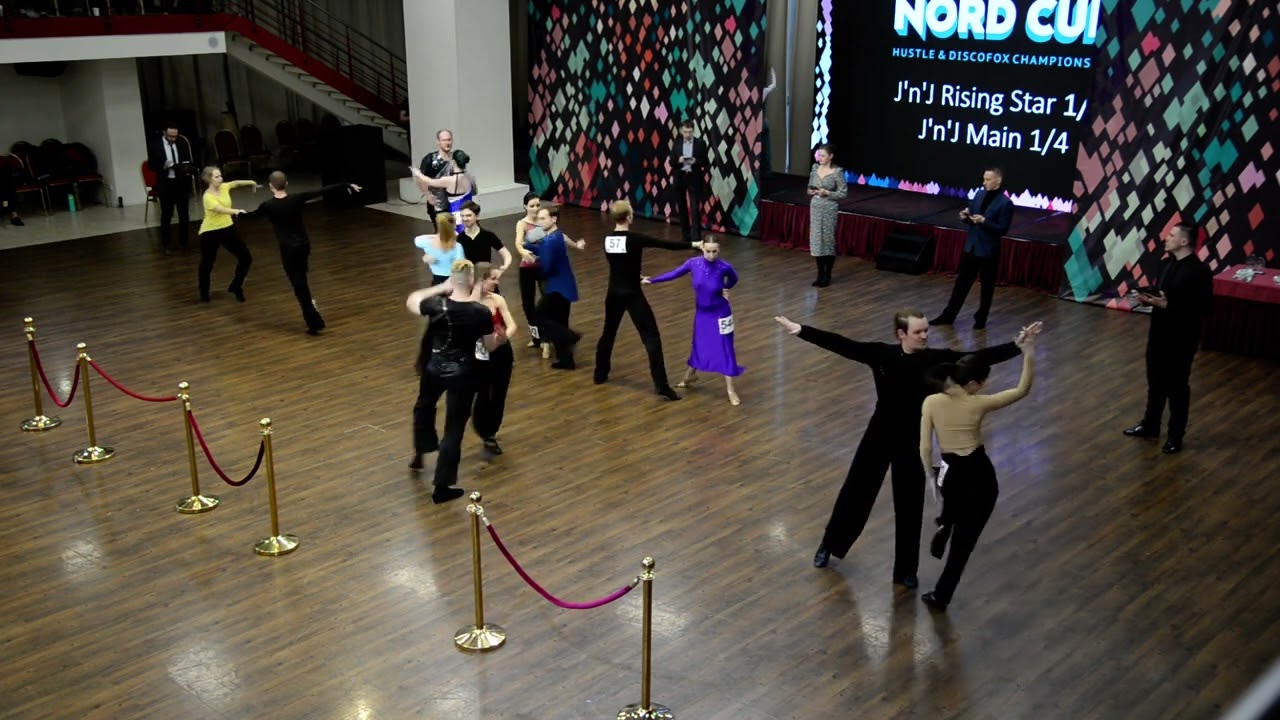 ХАСТЛ, Discofox, NordCup 2022, JnJ Rising Star, 1/4 финала, заход 1