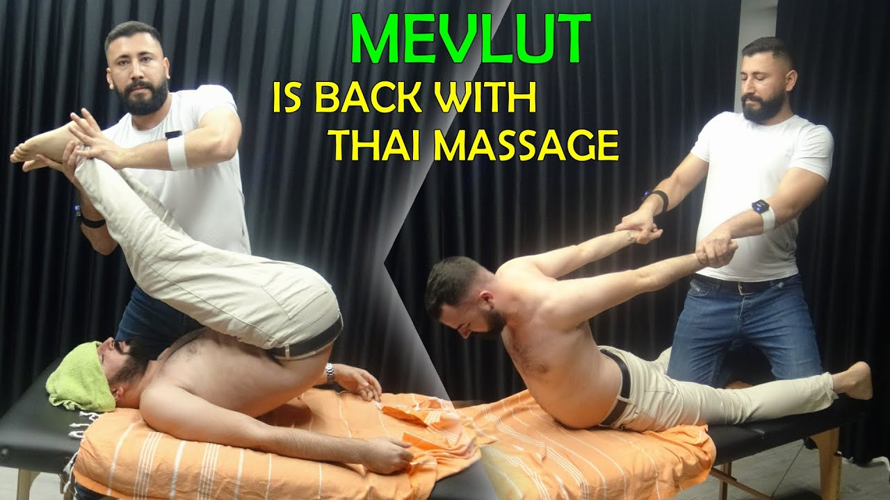 ASMR MEVLUT - THAI HIP MASSAGE - HARD CRACKS + Asmr Foot,Leg,Back,Neck,Head,Arm,Ear,Body Massage