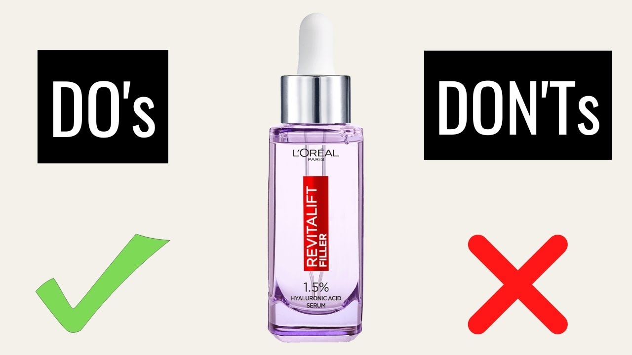 Как использовать сыворотку для лица L'Oréal Revitalift Filler 1,5% с гиалуроновой кислотой
