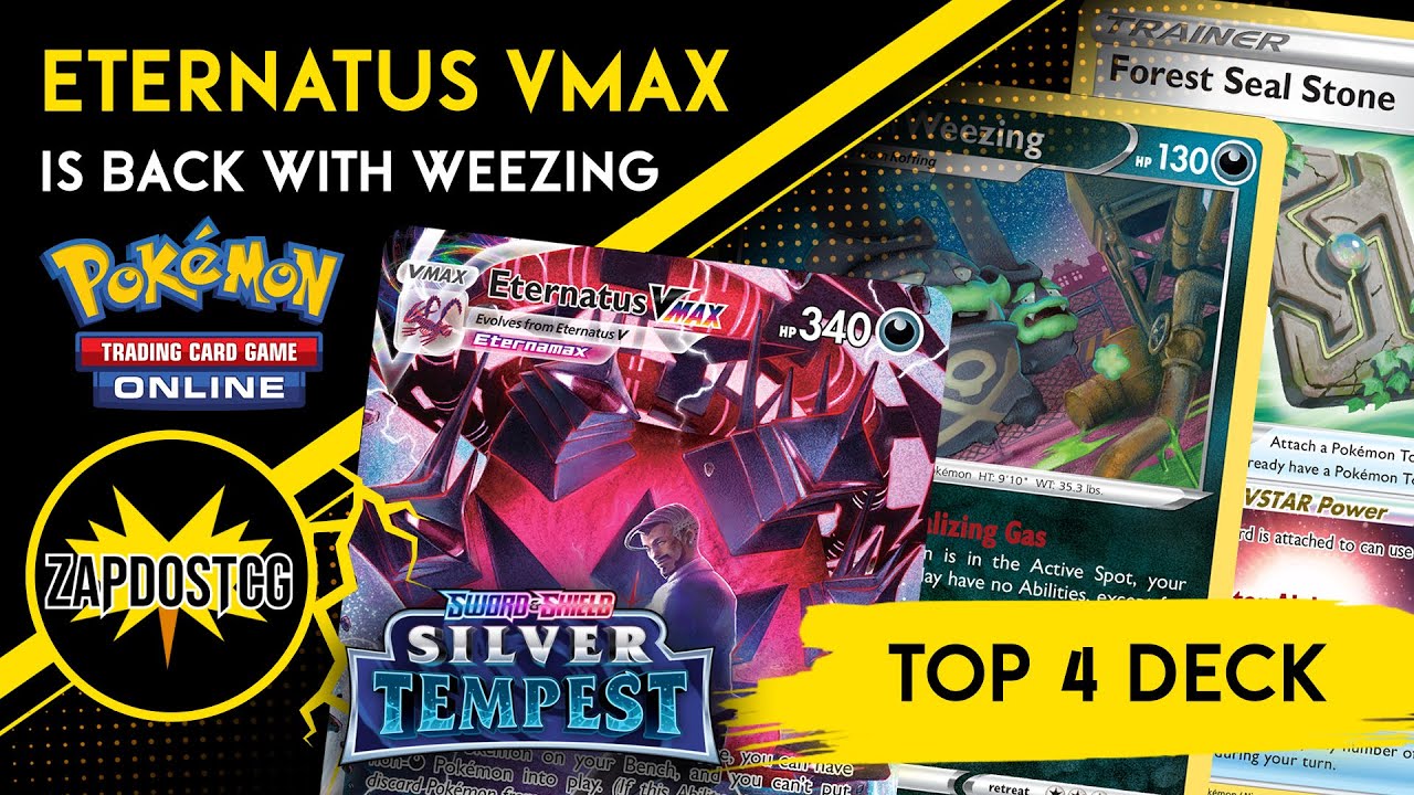 Top 4 Eternatus VMAX Galarian Weezing Deck From Kyoto (Pokemon TCG)