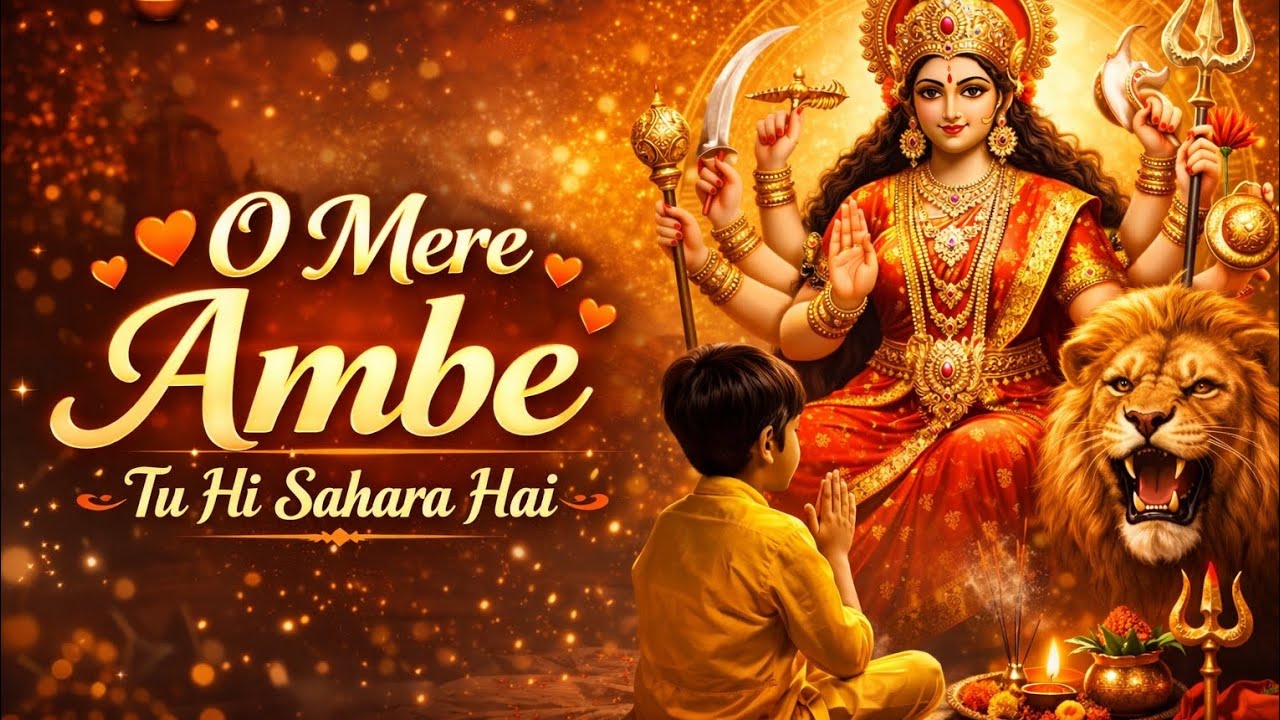 Meri Ambe Tu Hi Sahara Hai | Maa Ambe Bhajan | Durga Mata Bhajan | Jai Mata Di | Satyam Music Vibes