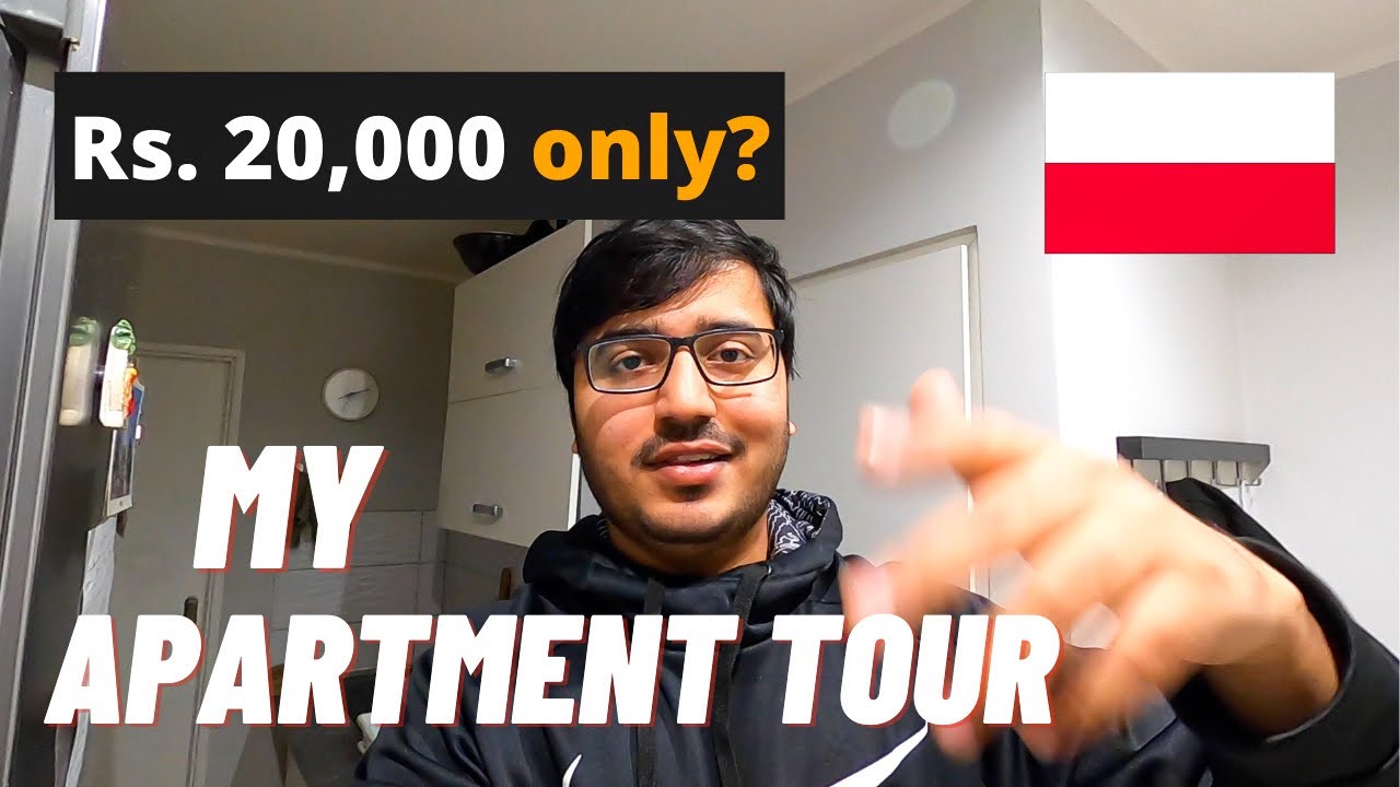 MY APARTMENT TOUR IN POLAND FOR 220€?| RENT & FACILITIES| STUDENT ROOM TOUR| INDIANS IN POLAND 🇵🇱
