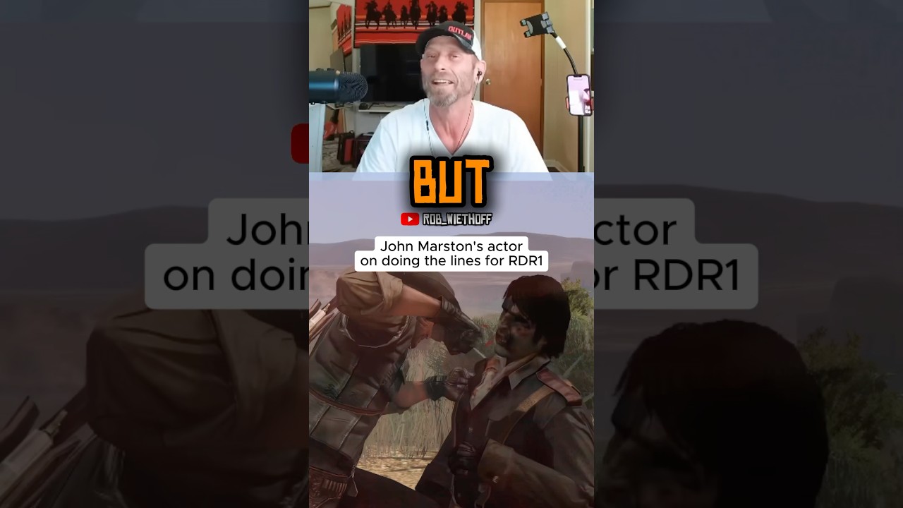 Актёр Джона Марстона озвучивает реплики в RDR1