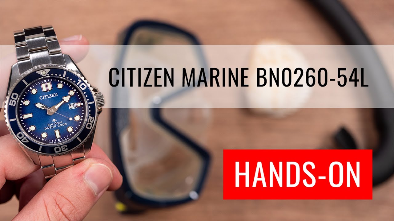 HANDS:ON: Citizen Promaster Marine Diver Eco-Drive BN0260-54L