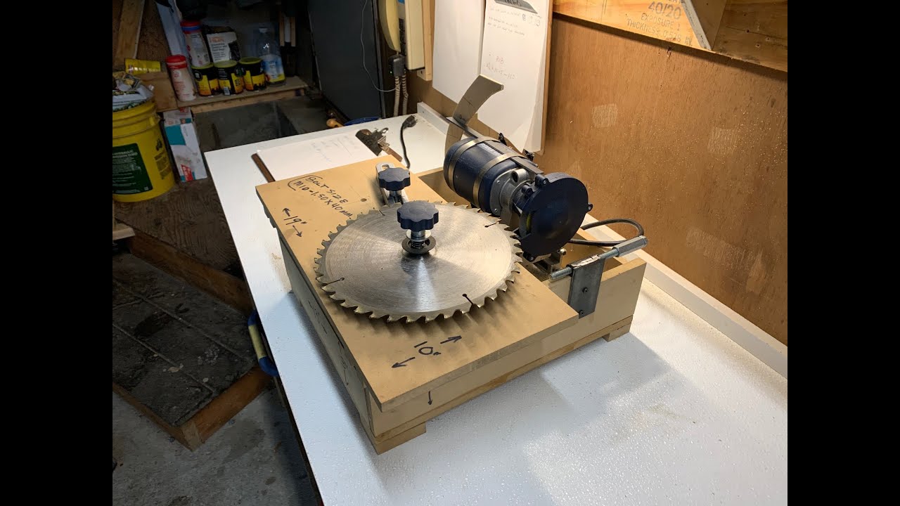 Circular saw sharpener, Modified Harbor Freight sharpener