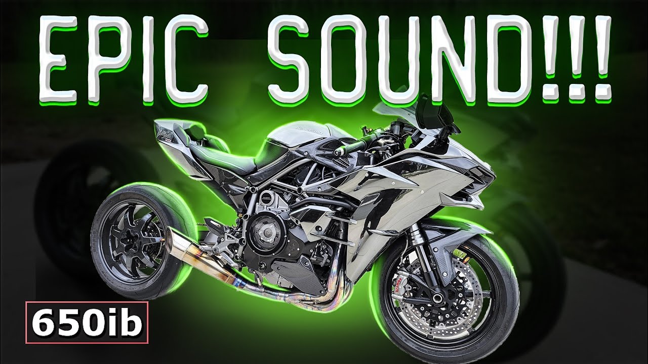 SUPERCHARGED Kawasaki Ninja H2 SOUNDS AMAZING!!!