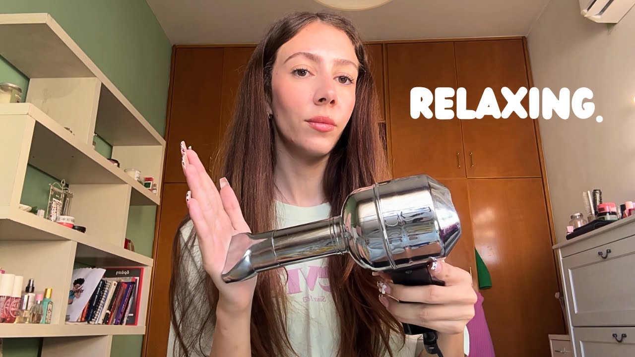 Hair Dryer Sound with Special Movements for Ultimate Relax