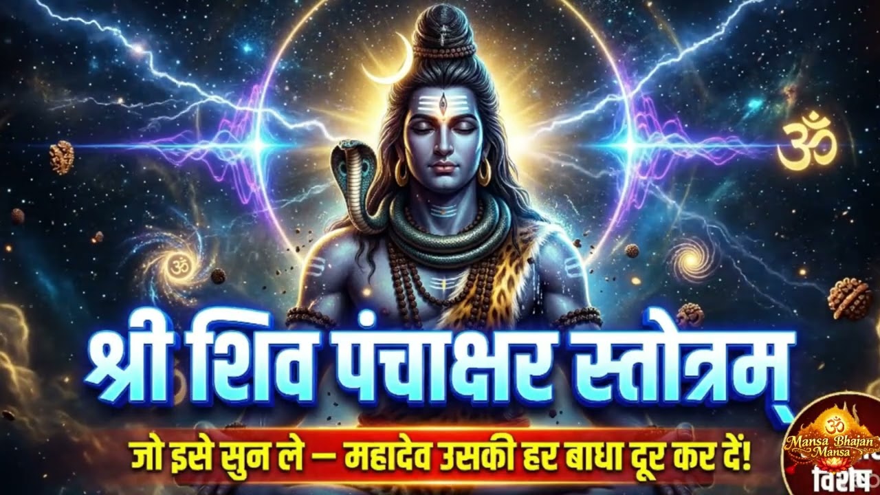 सोमवार संध्या विशेष: शिव पंचाक्षर स्तोत्रम्|जीवन के सभी कष्टों का अंत|Shiv Panchakshar Stotram|