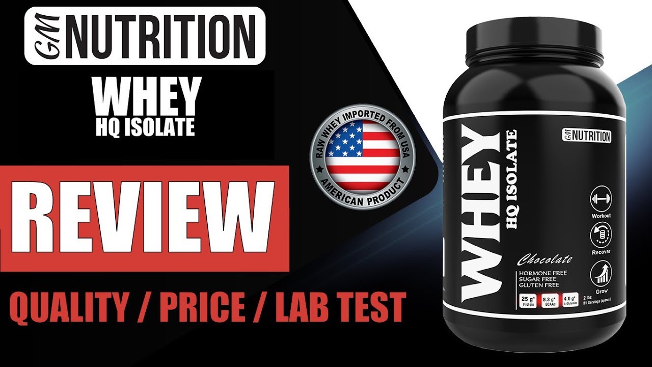 GM Nutrition presenting WHEY HQ ISOLATE - India's Top Quality & Most Authentic Whey by Guru Mann